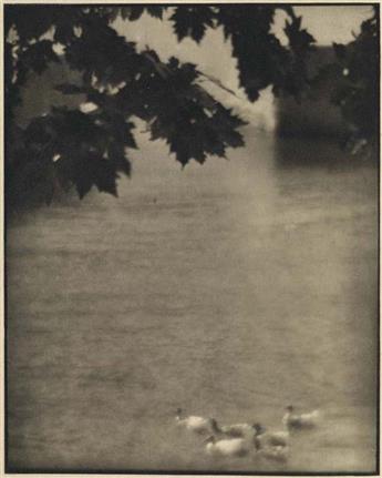 (CAMERA WORK) Group of 8 plates from Camera Work, comprising Edward Steichens Rodin, from Number 34/35 and Anne Brigmans Pool, from N